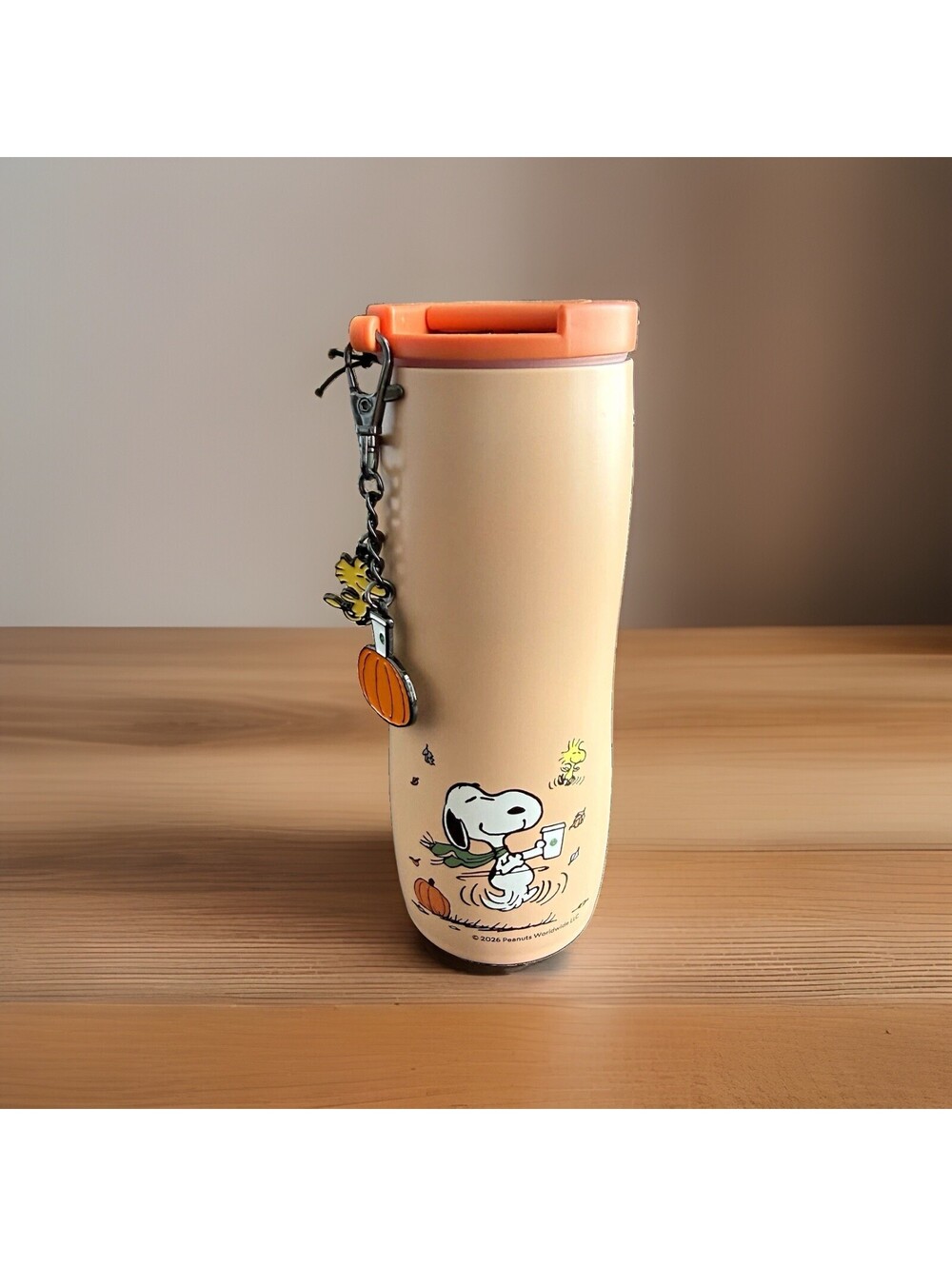 Starbucks Peanuts Snoopy Happy Dance Stainless Steel Tumbler 16oz Fall 2026